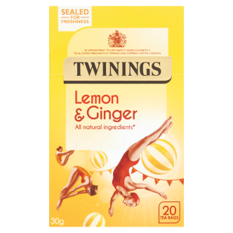 4 x Twinings Infusiones Limón y Jengibre 20