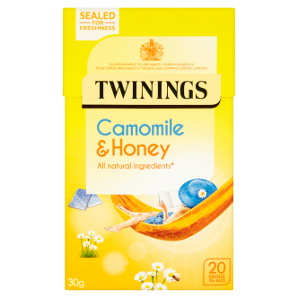 4 x Twinings Infusions Camomile & Honey Tea Bags (4 x 20 Bags)