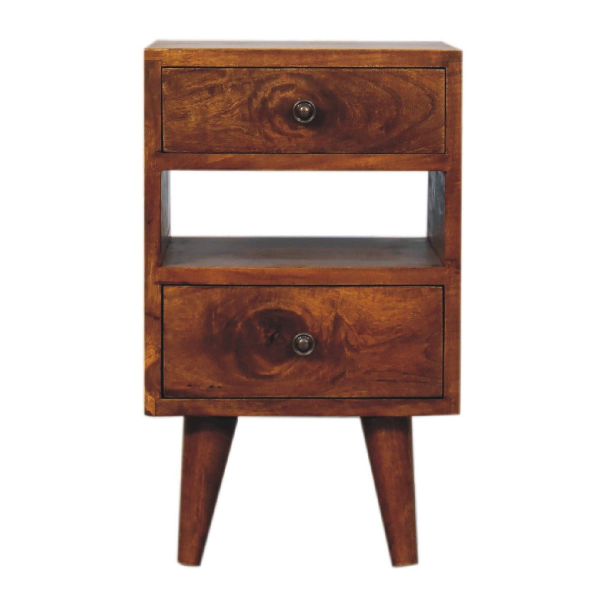 Artisan Mini Classic Multi Chestnut Bedside Table