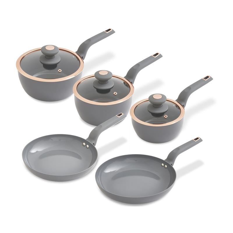 Tower Grey Cavaletto 5 Piece Cookware Set