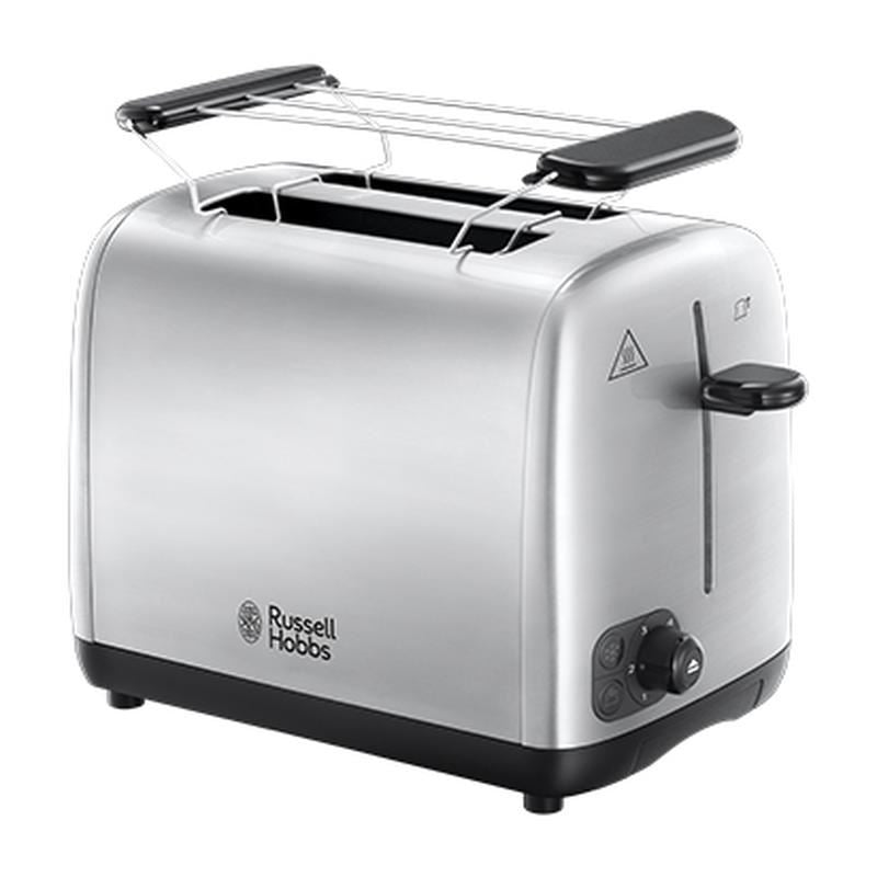 Russell Hobbs Stainless Steel Adventure Toaster 2 Slice UK Plug
