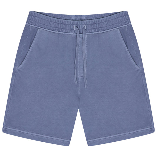 M&S Pure Cotton Garment Dye Shorts | Relaxed Fit | Blue & Green