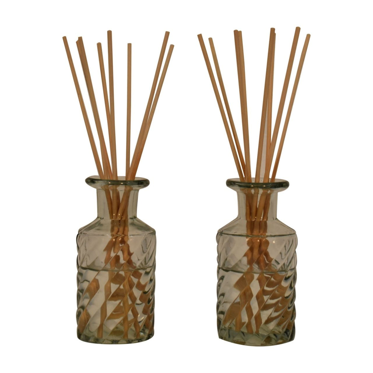 Artisan Anka Cut Glass Bottle Diffuser Set (Mandarin & Apple Cinnamon)