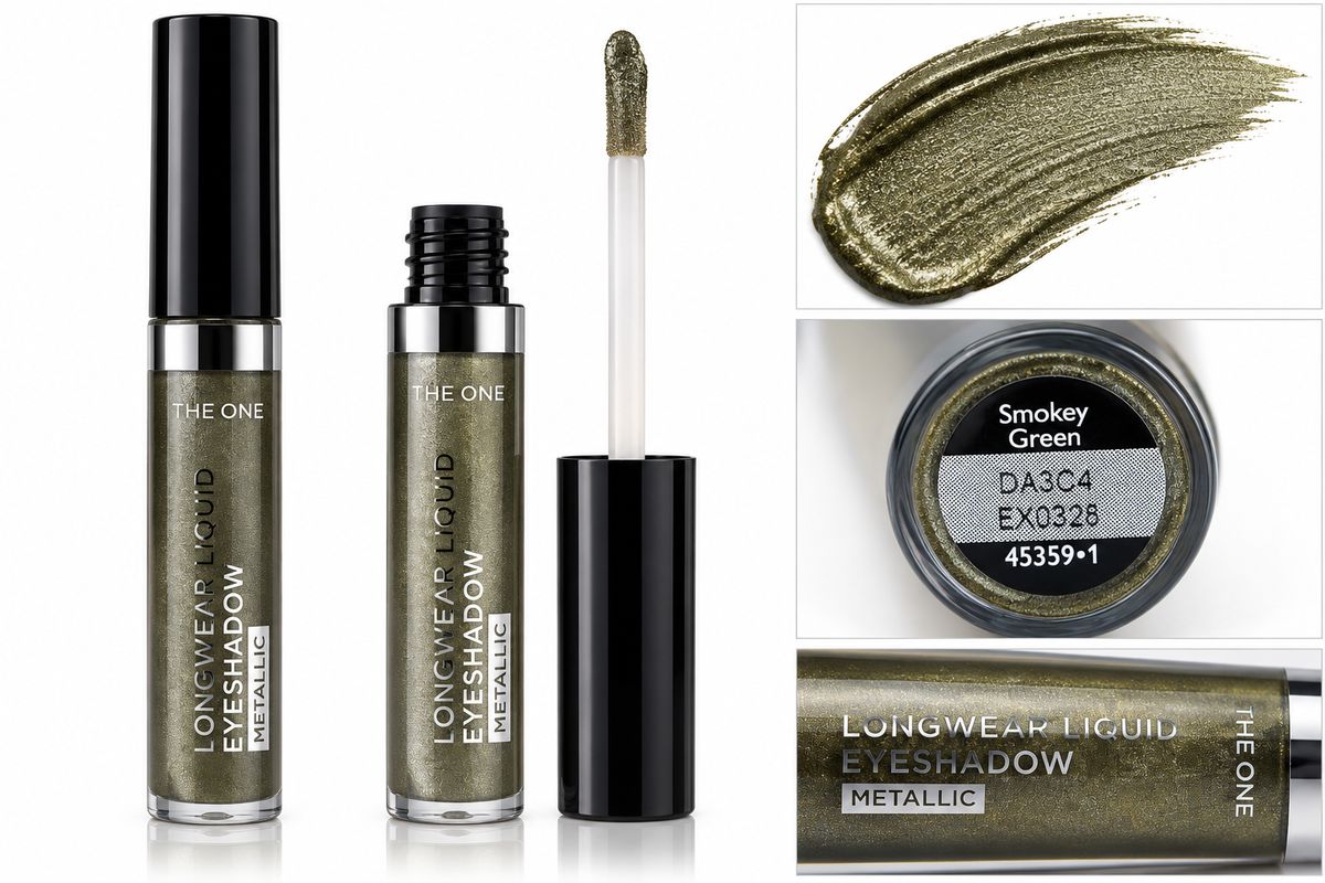 Oriflame THE ONE Longwear Liquid Eyeshadow Metallic – Smokey Green