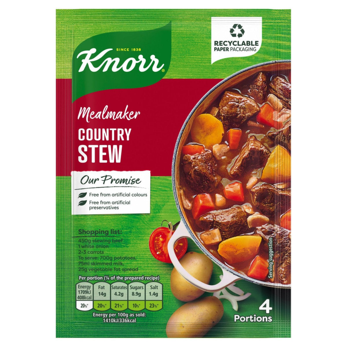 16 x Knorr Fix für Bauern-Topf Beutel 41G