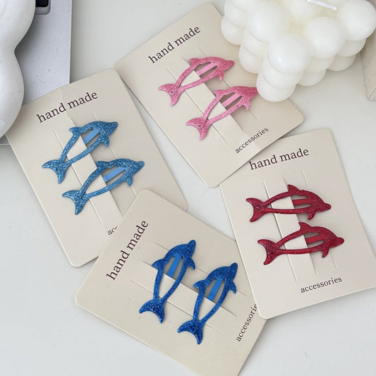 Dolphin Hair Clip for Girls – Cute Cartoon BB Clip | Hair Accessories