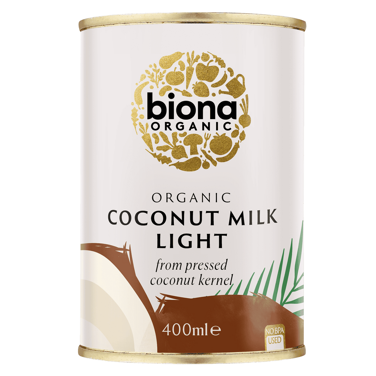 Biona Leche de Coco Orgánica - Ligera - 400ml