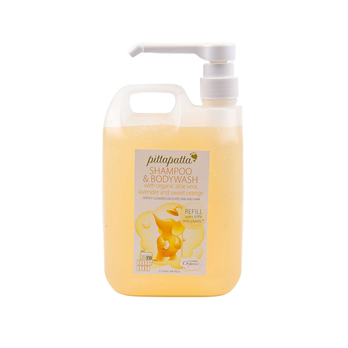 Pitta Patta Bio Shampoo & Duschgel Nachfüllbeutel - 2,5 l