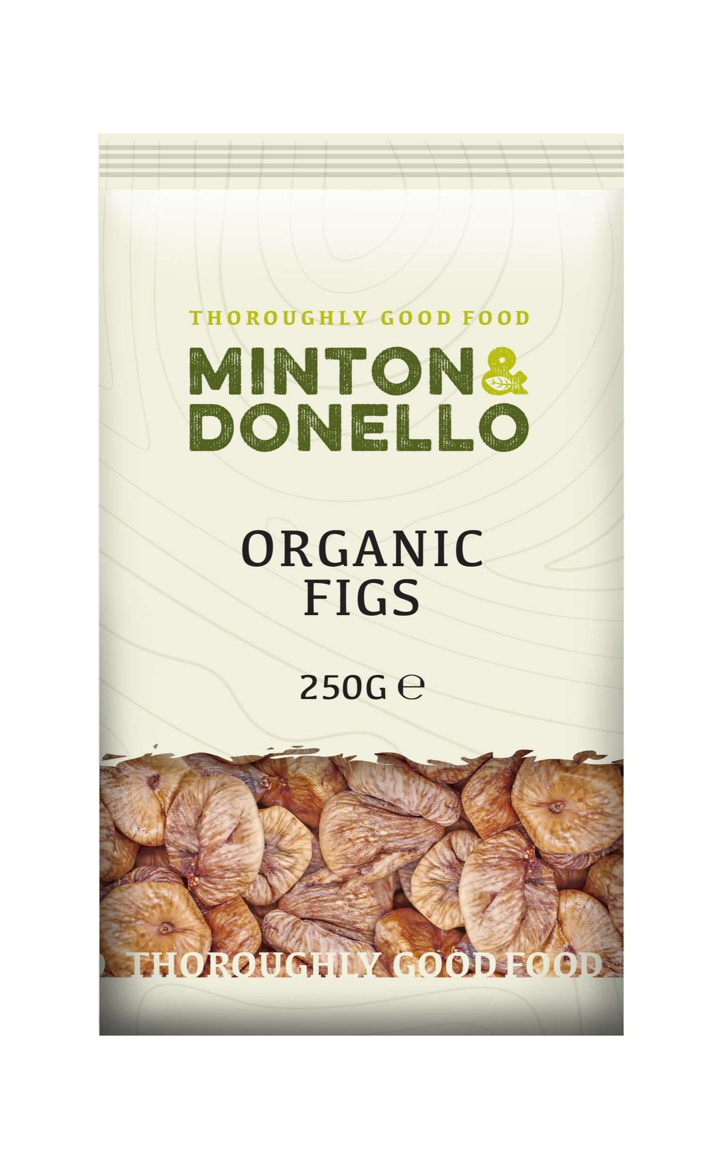 Minton & Donello Organic Dried Figs 250g x 6 | Bulk Pack