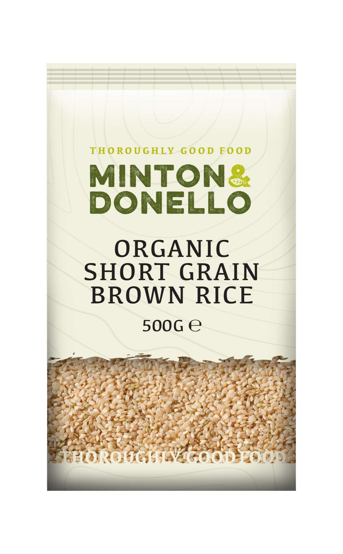 6 x Minton & Donello Bio-Naturreis, kurze Körner – 500g