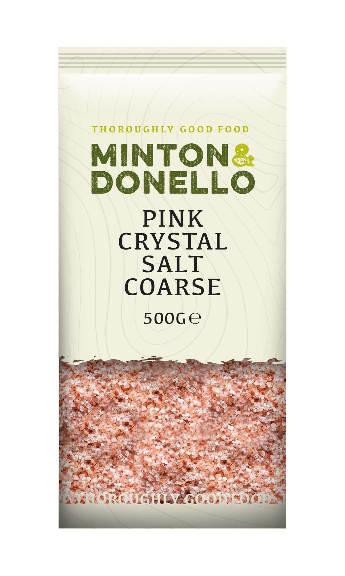 6 x Sal Rosa Gruesa Minton & Donello Cristal - 500g