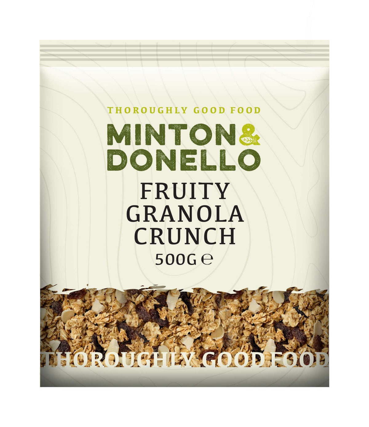 6 x Minton & Donello Fruity Granola Crujiente - 500g