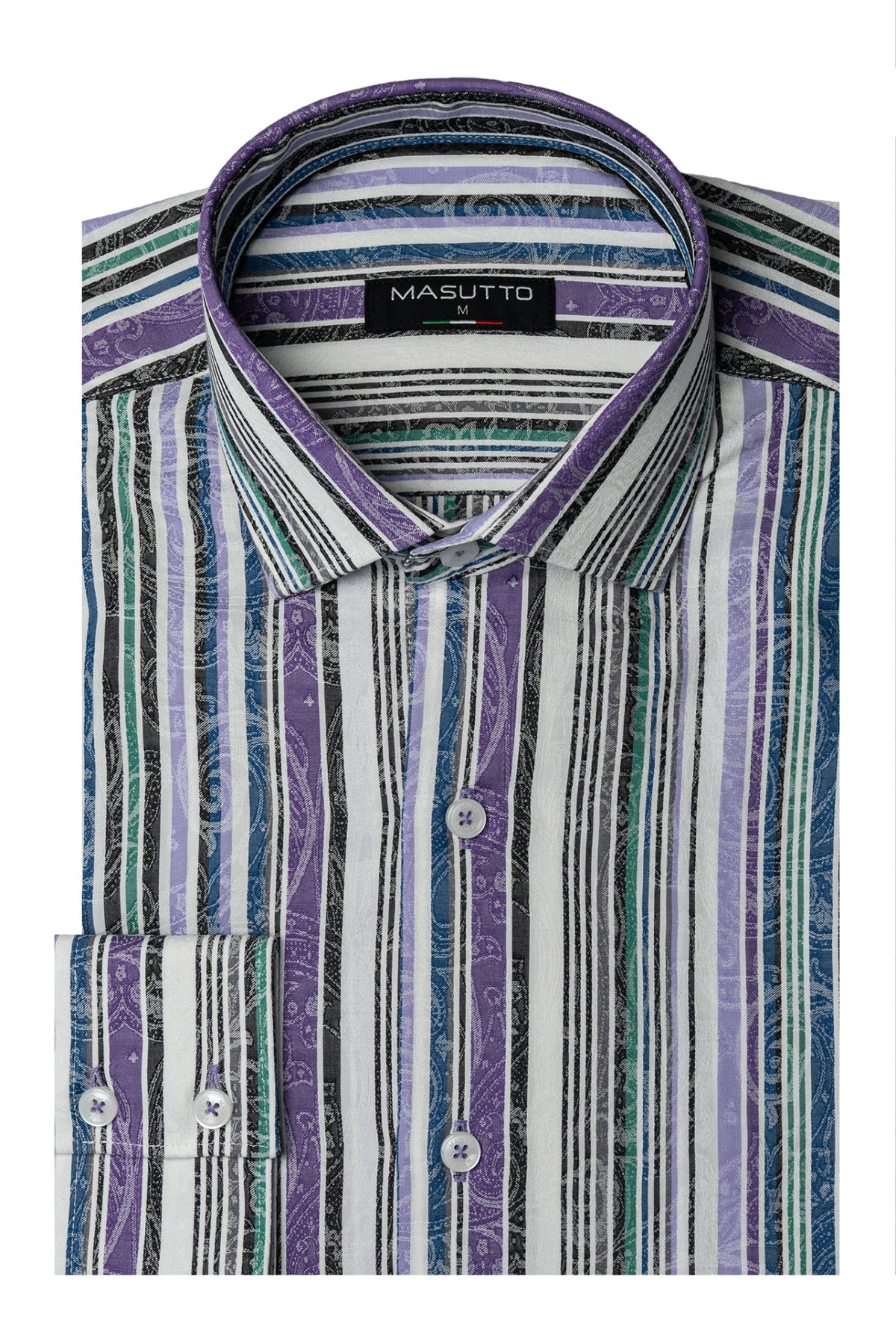 MASUTTO ADRIANO/06 LONG SLEEVE BUTTON DOWN SHIRT