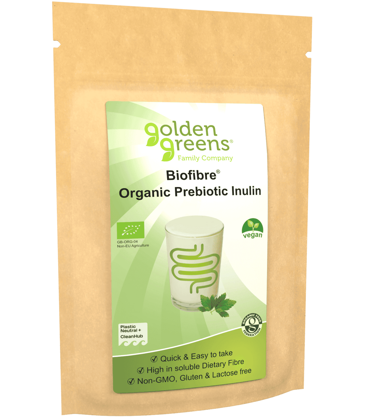 Golden Greens Bio Inulin-Pulver - 250g