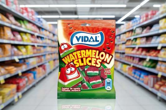 Vidal Wassermelonenstücke | 14 x 100g Beutel