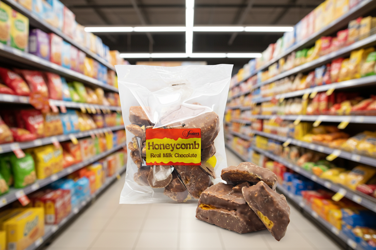 16 x Bolsas de chocolate con panal de miel Fosters 120 g