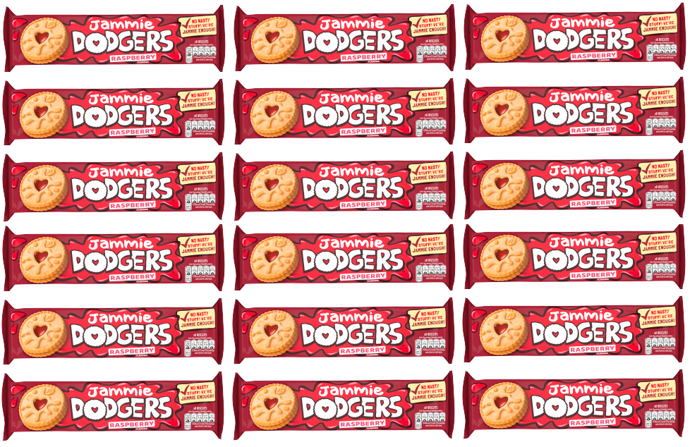 18 x Burtons Jammie Dodgers - 140 g