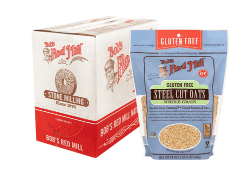 Bob's Red Mill Avena cortada en acero sin gluten - 680g
