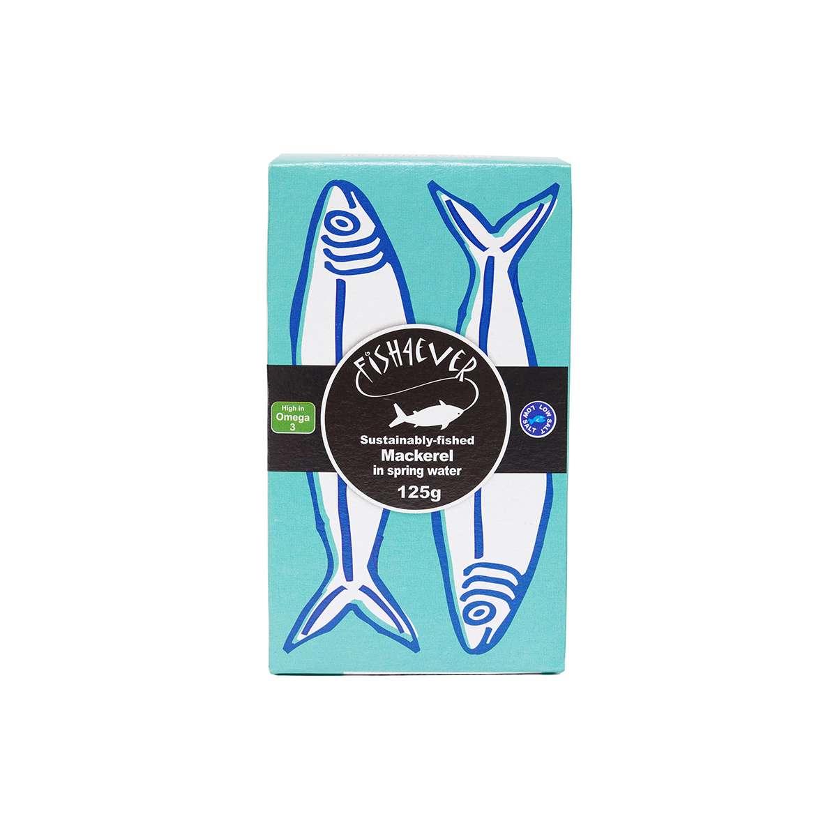 Fish4ever Mackerel in Spring Water 125g