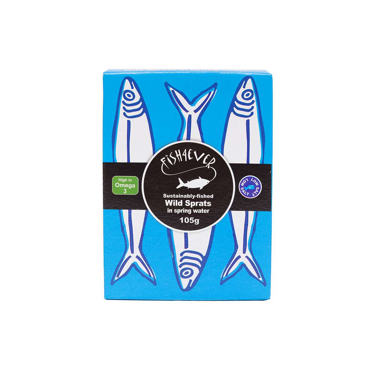 Fish4ever Sardinillas en agua de manantial - 105g