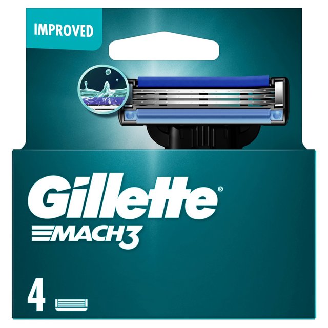 10 x Gillette Mach3 Klingen – 4er-Pack