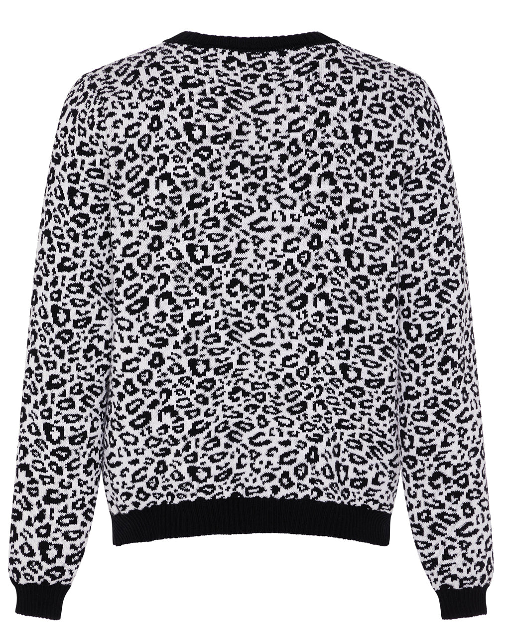 Leopard Wool & Cashmere Knitted Jumper