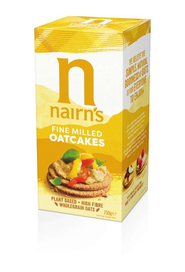 12 x Tortas de avena finamente molidas Nairn's - 218 g
