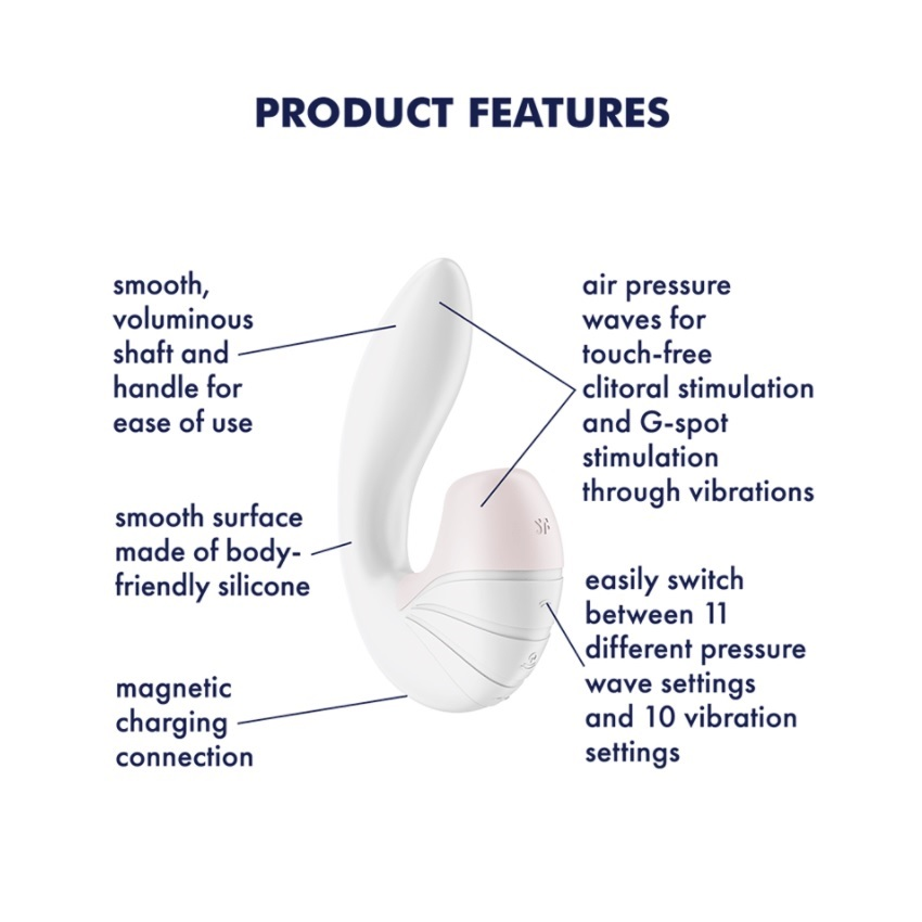 Satisfyer Supernova Air Pulse Vibrator White