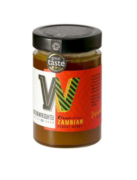 Wainwright's Org Miel Clara del Bosque de Zambia - 380g