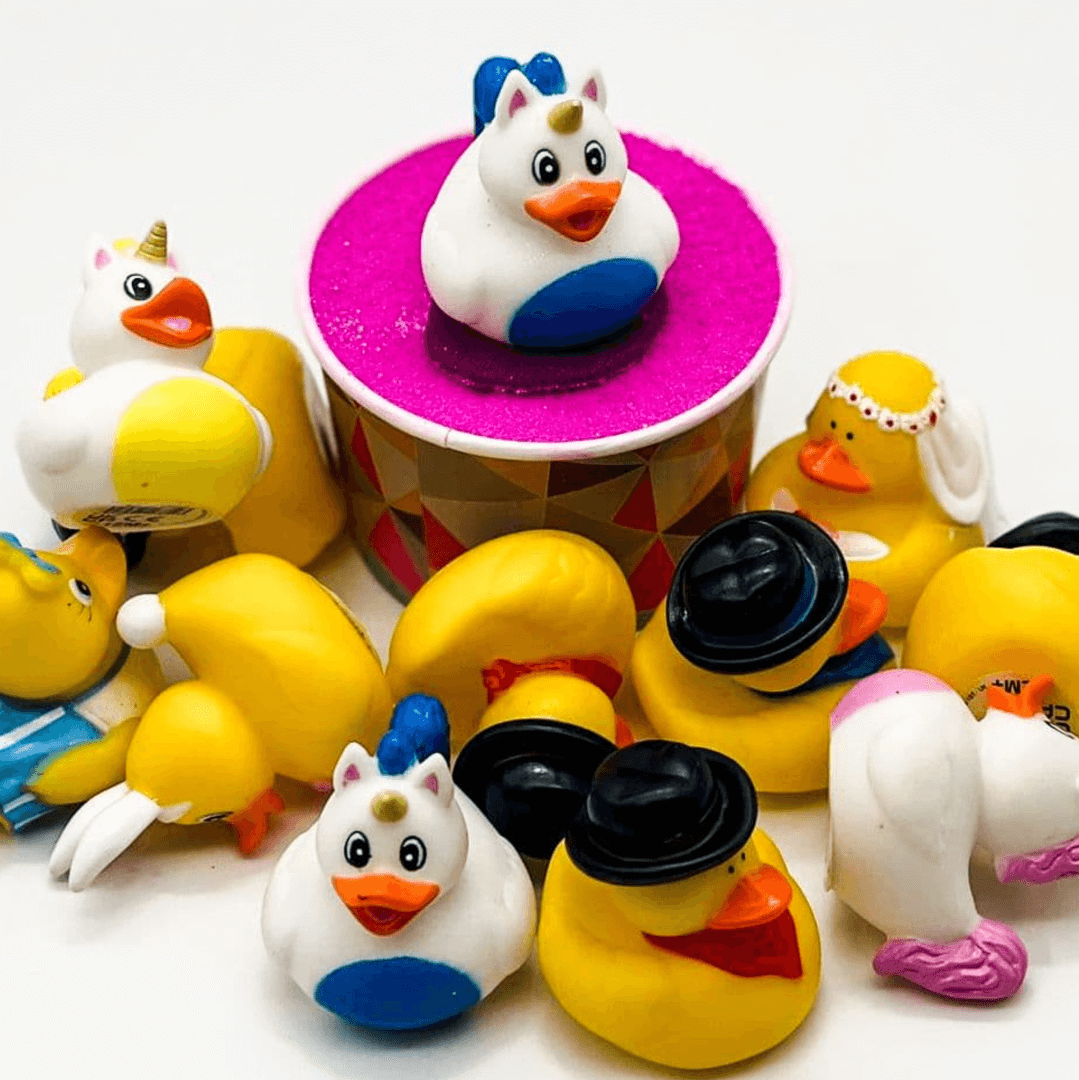 Duck Cup Bath Bomb - Candy Hearts (Pink)