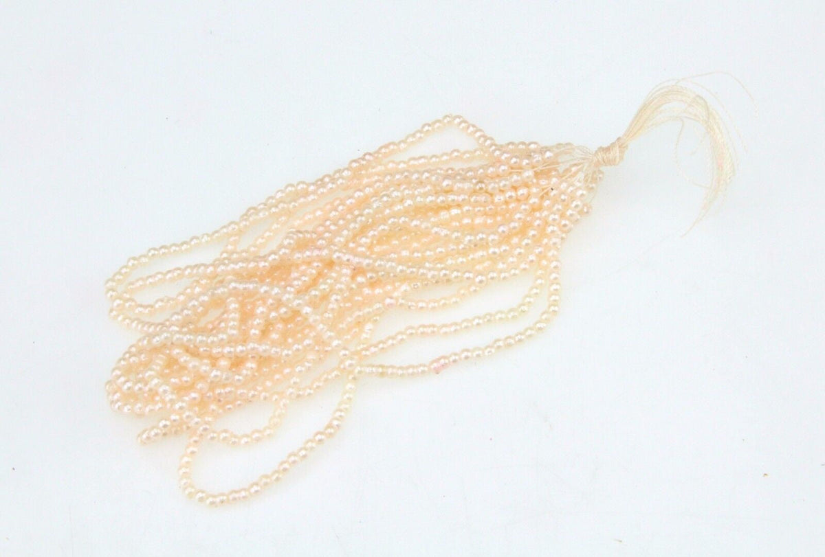 Pink, Baby Pink, Peach, Ight Pink round Beads Sewing Embroidery Rocaille DIY 2Mm