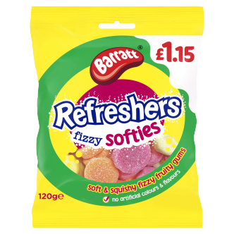 12 X Barratt Refreshers Brause-Softies 120G