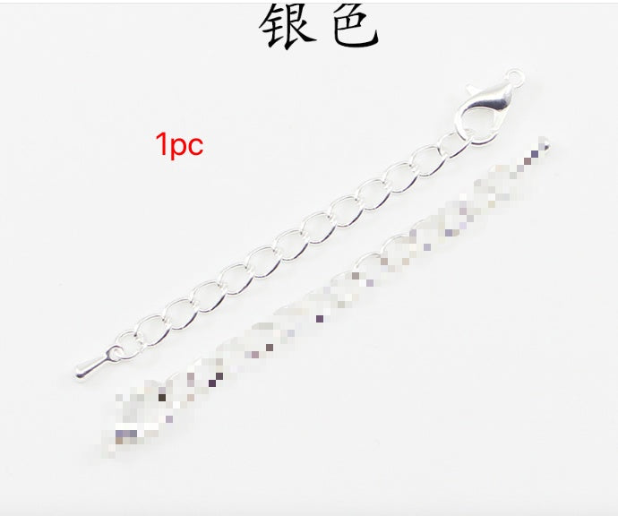 Extended extended tail chain lobster clasp connector