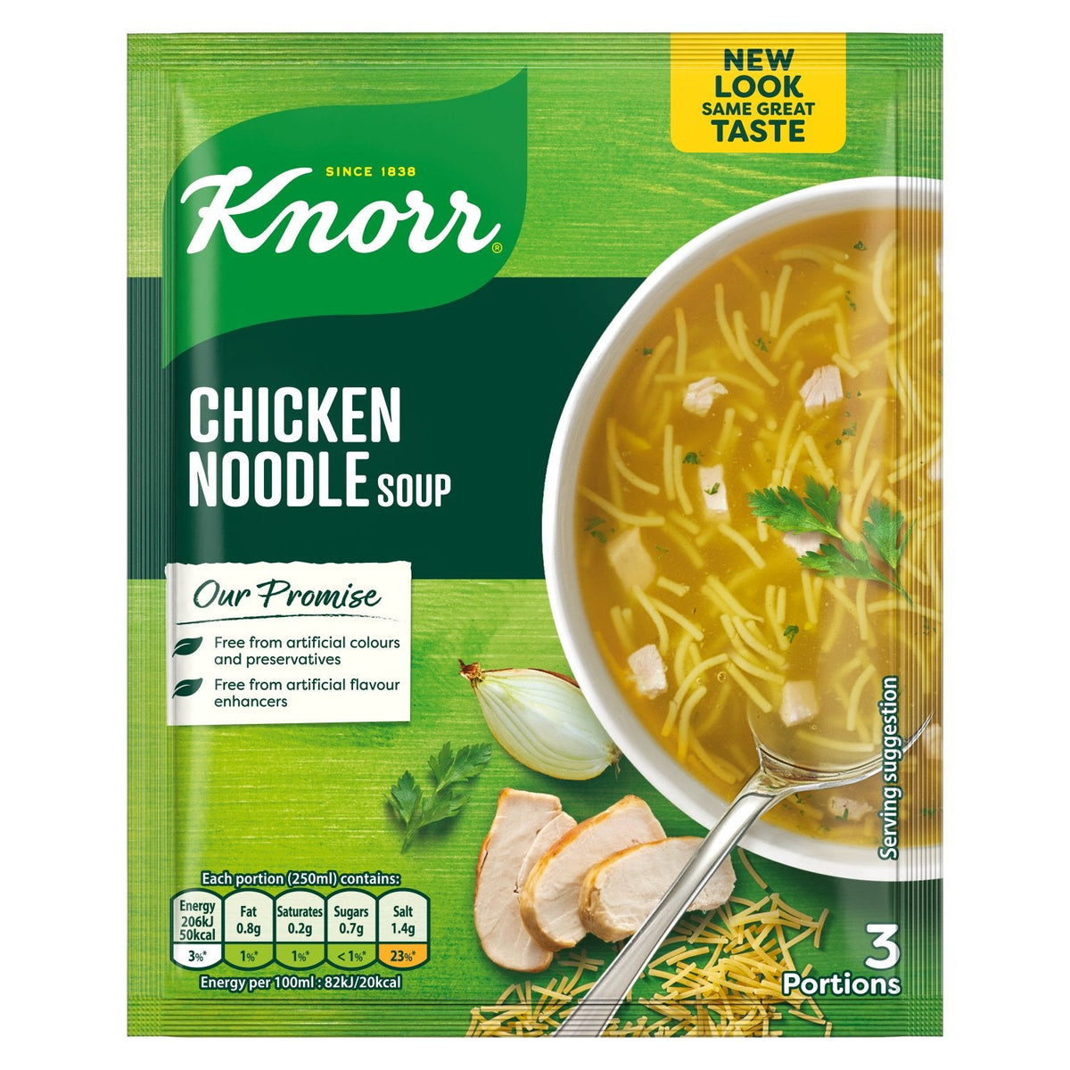 12 x Knorr Hühner-Nudel-Suppe ROI - 43G