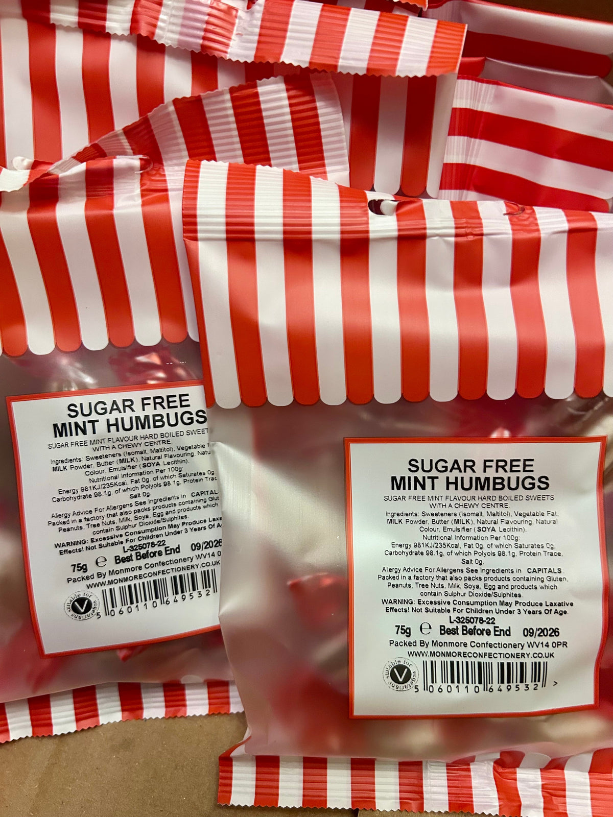 Zuckerfreie Pfefferminzbonbons