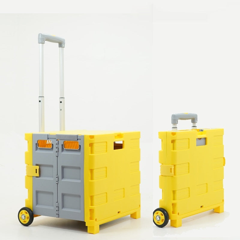 Household Lever Car Plastic Foldable With Lid