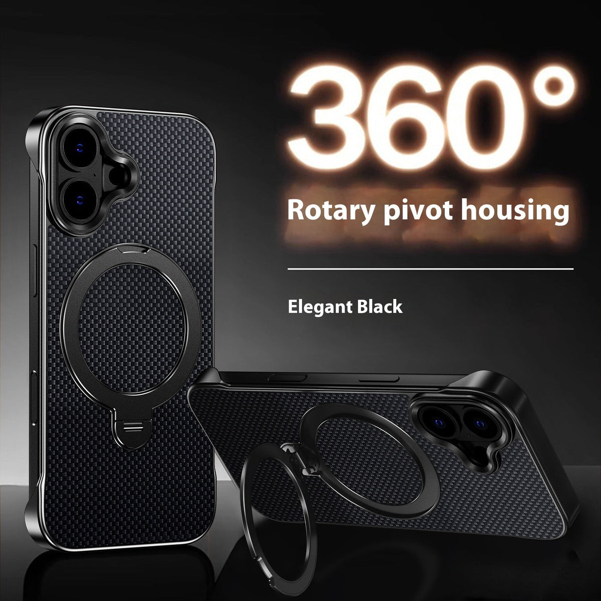 Suitable For 171615Promax Aramid Fiber Bracket Frameless Phone Case