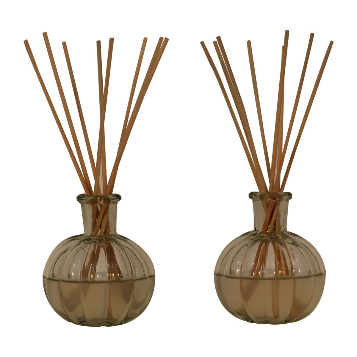 Artisan Amia Glass Bottle Diffuser Set (Mandrin & Apple Cinnamon)