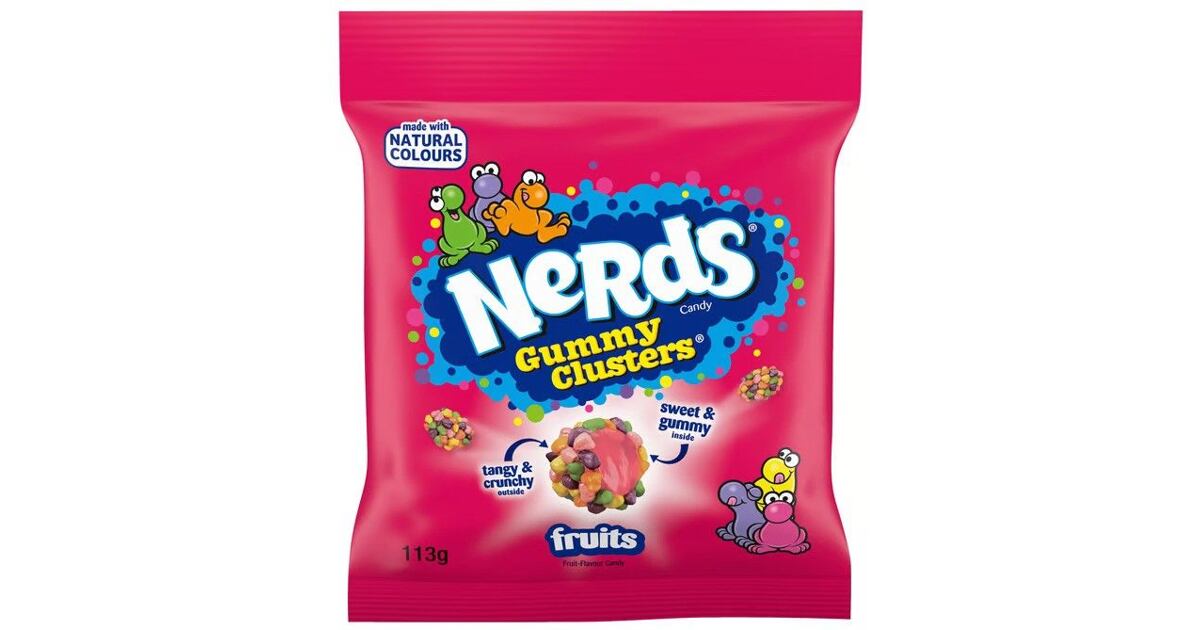 10 x Nerds Gummy Clusters Fruchtgummi 113 g