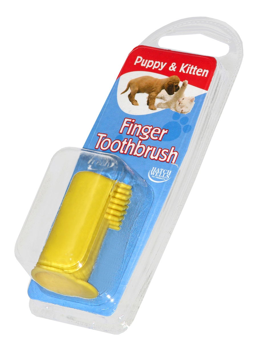 Dentifresh Puppy and Kitten Finger Toothbrush - Case of 6