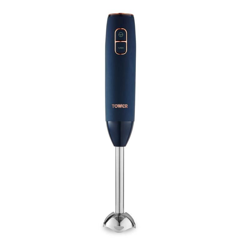 Tower Cavaletto 600W Stick Blender Blue & Rose Gold UK Plug