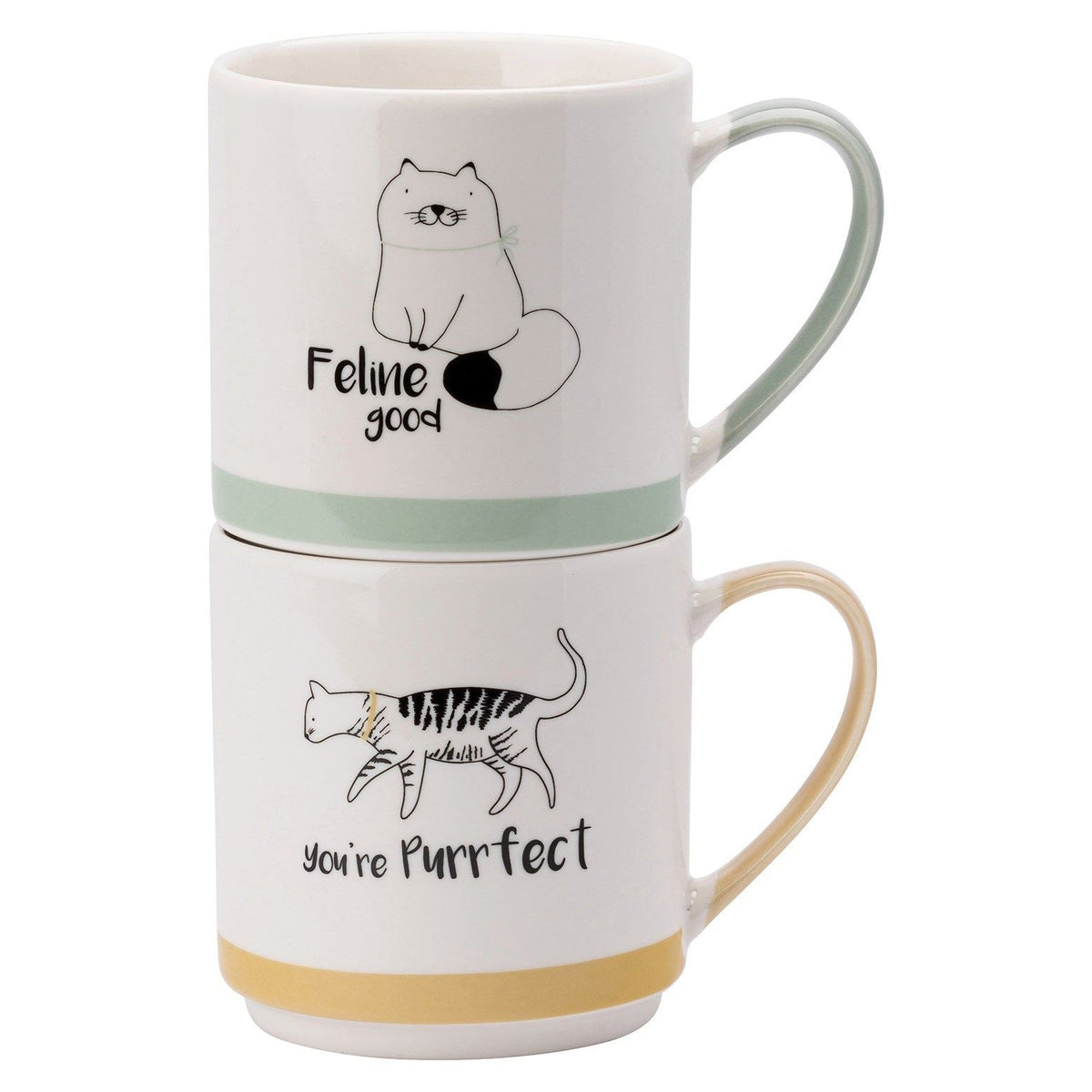 Playful Pets Cat Stacking Mugs