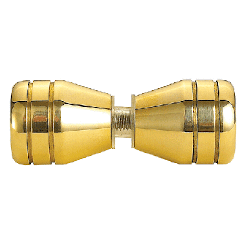Shower Door Handles x 2 / Brass Knobs Gold High Quality B40