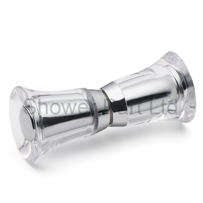 DISCOUNTED Shower Door Handle/Knob Clear Acrylic Cone Shape K001