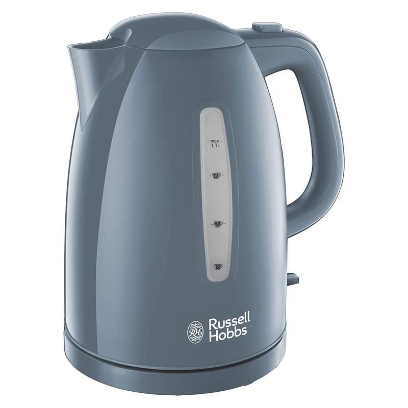 Russel Hobbs Textures Grey Kettle UK Plug
