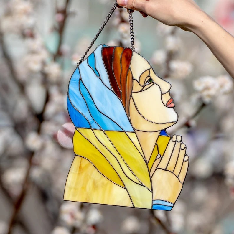 Guardian Angel Colorful Metal Decoration Father's Day Gift