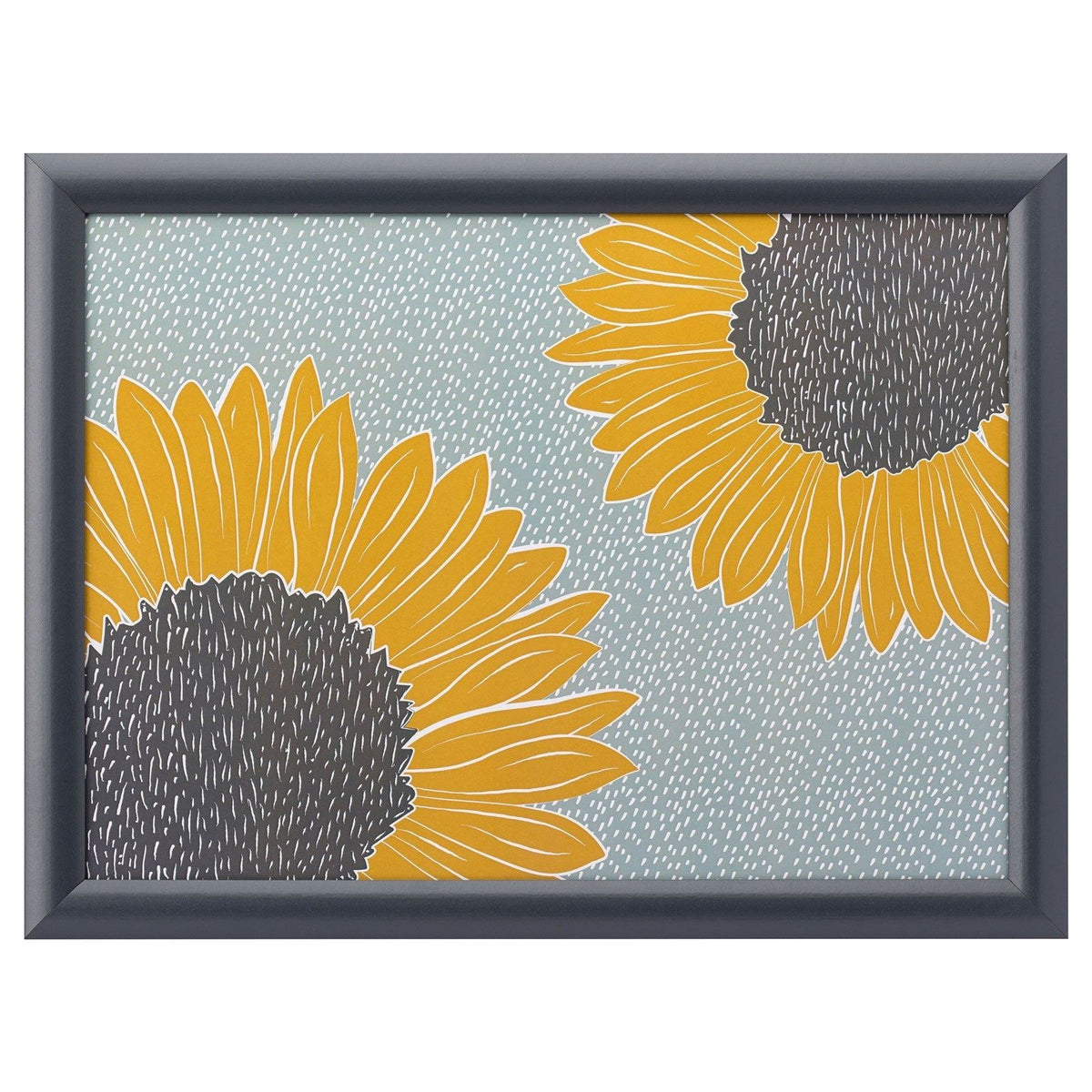 Artisan Flower Lap Tray
