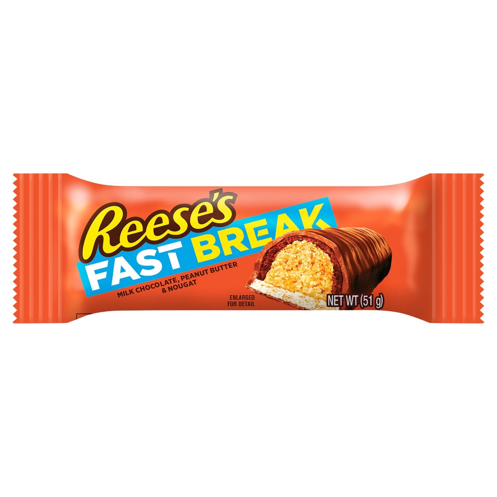 Reese's Fast Break Bars | 18 x 51g | Bulk Pack