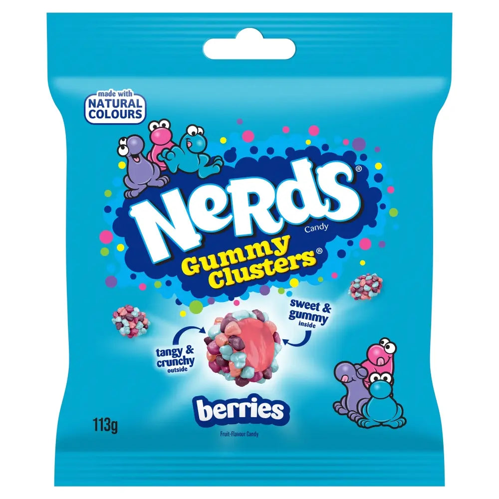 10 x Nerds Clusters Beeren-Mix - 113 g