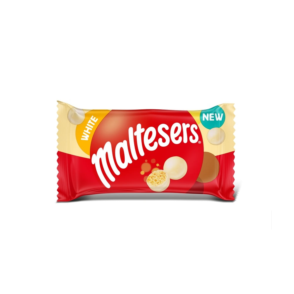 25 x Maltesers Bolsita de Chocolate Blanco - 30GM